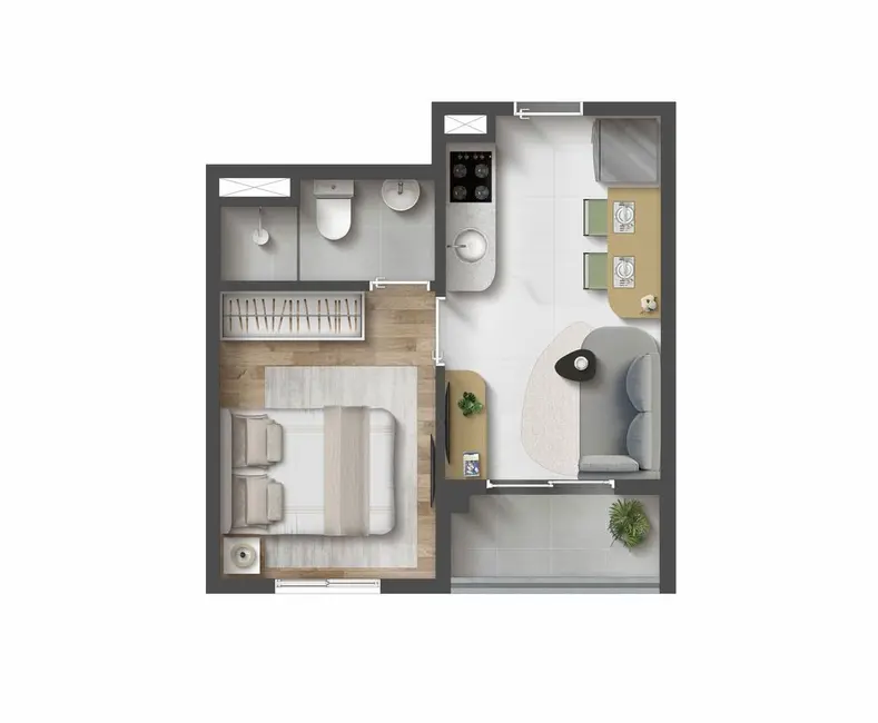 Apartamento com 1 quarto à venda, 25m2 em Sapopemba, São Paulo - SP - imagem 8 Foto 8 de Apartamento com 1 quarto à venda, 25m2 em Sapopemba, São Paulo - SP