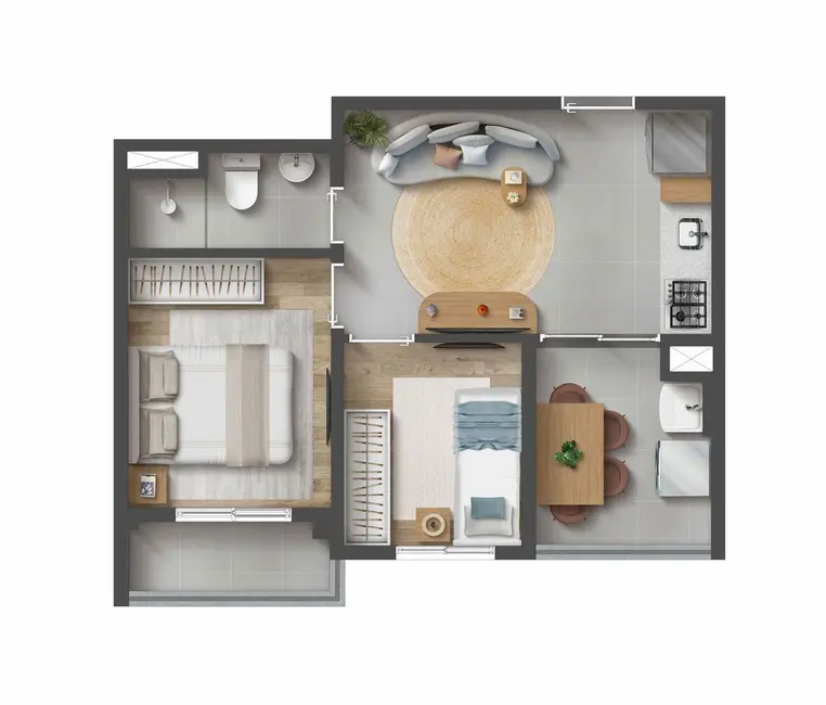 Apartamento com 1 quarto à venda, 25m2 em Sapopemba, São Paulo - SP - imagem 4 Foto 4 de Apartamento com 1 quarto à venda, 25m2 em Sapopemba, São Paulo - SP