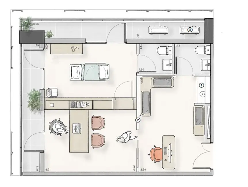 Foto 9 de Sala Comercial à venda, 91m2 em Jardim Paulista, São Paulo - SP