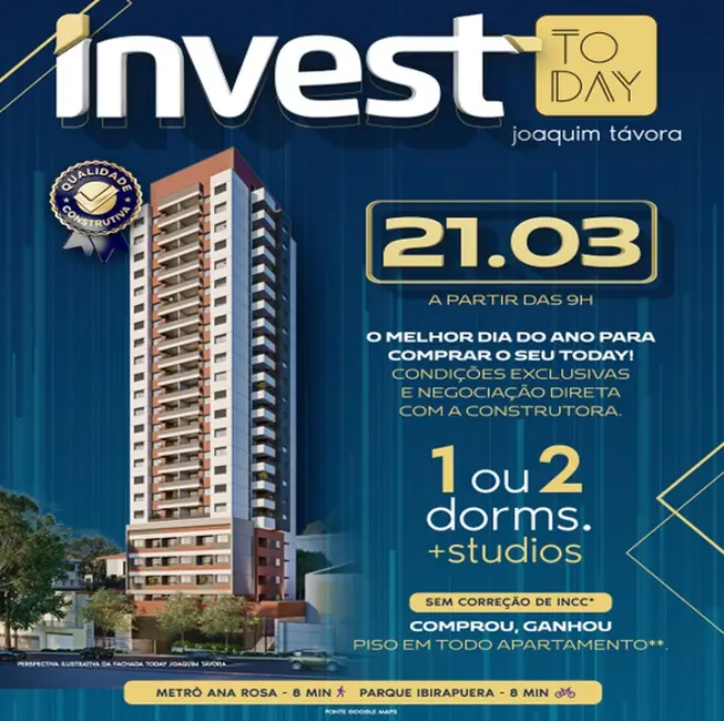 Foto 1 de Apartamento com 2 quartos à venda, 38m2 em Vila Mariana, São Paulo - SP