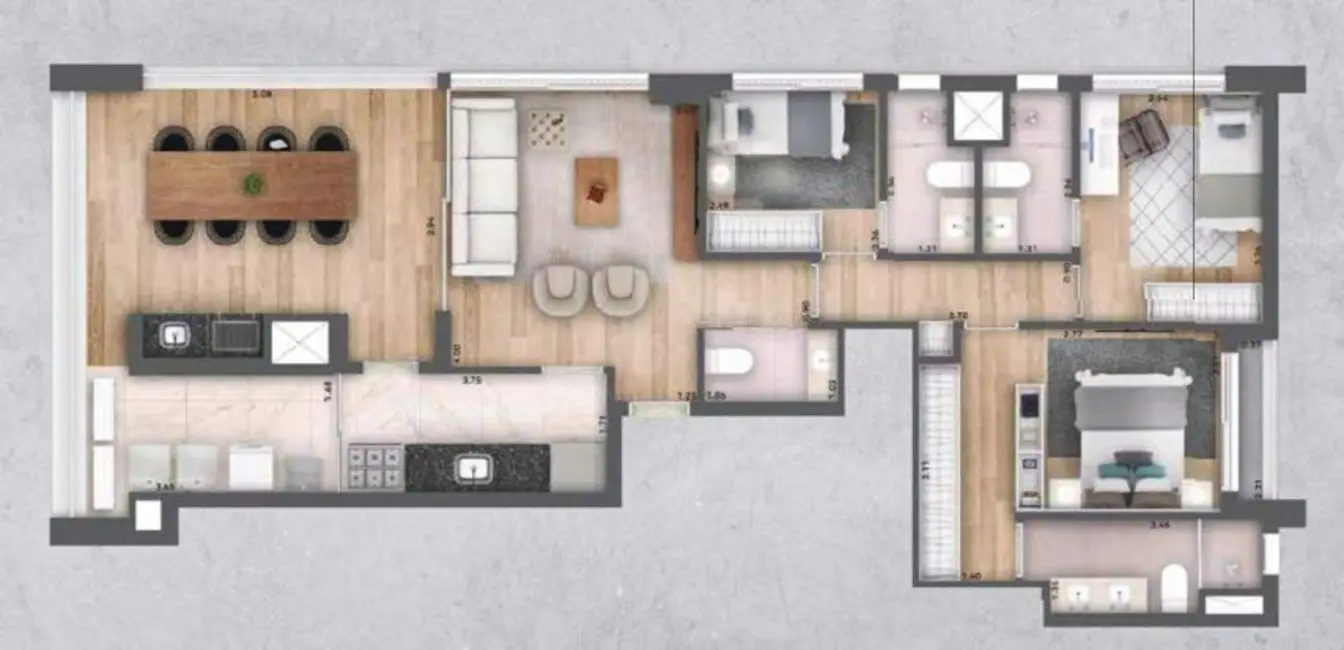 Foto 6 de Apartamento com 3 quartos à venda, 75m2 em Pinheiros, São Paulo - SP