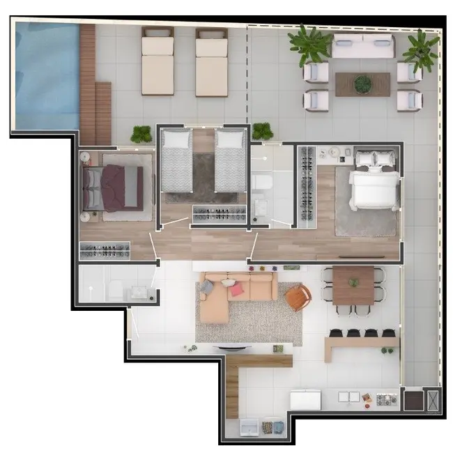 Foto 6 de Cobertura com 3 quartos à venda, 163m2 em Pinheiros, São Paulo - SP