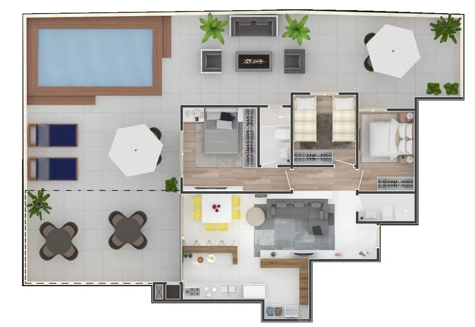 Foto 8 de Cobertura com 3 quartos à venda, 163m2 em Pinheiros, São Paulo - SP
