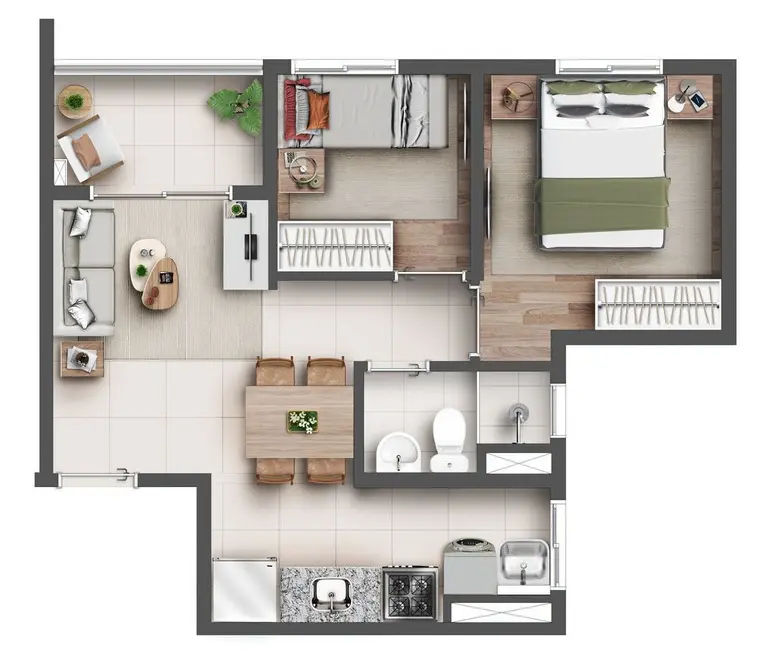 Foto 6 de Apartamento com 2 quartos à venda, 76m2 em Vila Ema, São Paulo - SP