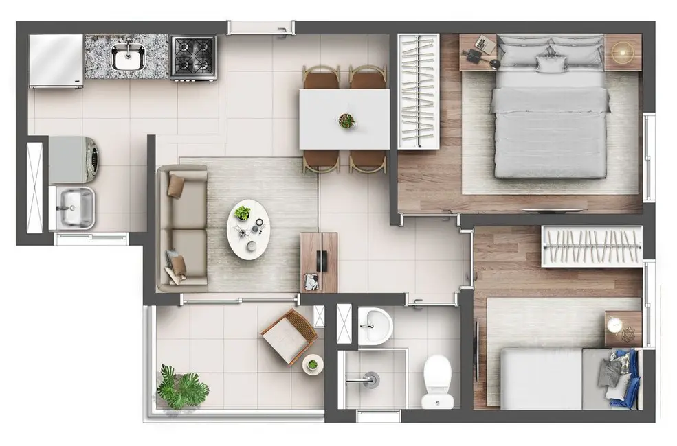 Foto 1 de Apartamento com 2 quartos à venda, 76m2 em Vila Ema, São Paulo - SP