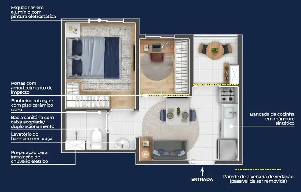 Foto 1 de Apartamento com 1 quarto à venda, 26m2 em Chácara Santa Etelvina, São Paulo - SP