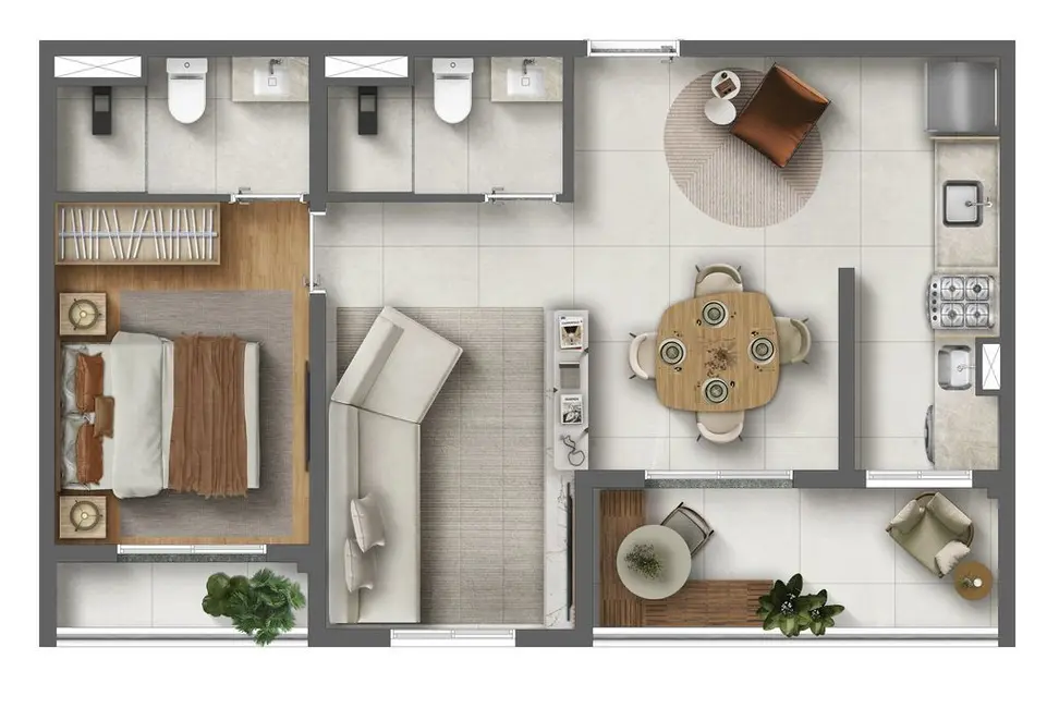 Apartamento com 1 quarto à venda, 27m2 em Santana, São Paulo - SP - imagem 9 Foto 9 de Apartamento com 1 quarto à venda, 27m2 em Santana, São Paulo - SP