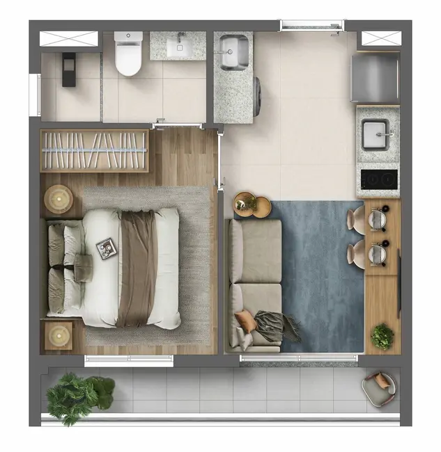 Foto 6 de Apartamento com 2 quartos à venda, 36m2 em Santana, São Paulo - SP