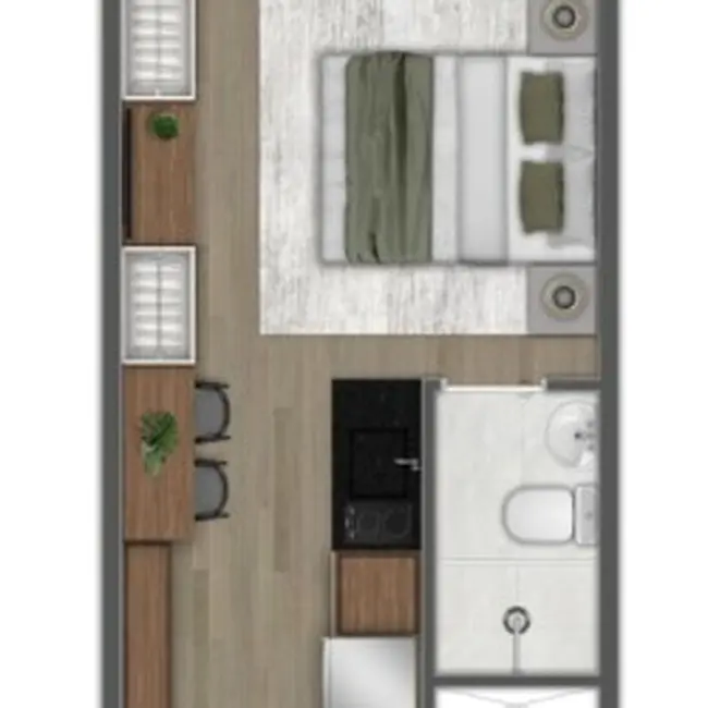 Foto 2 de Apartamento com 1 quarto à venda, 24m2 em Vila Guarani (Z Sul), São Paulo - SP
