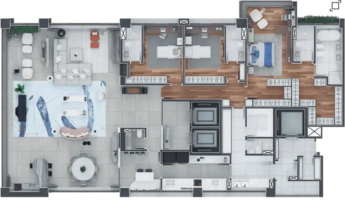 Apartamento com 4 quartos à venda, 422m2 em Vila Nova Conceição, São Paulo - SP - imagem 2 Foto 2 de Apartamento com 4 quartos à venda, 422m2 em Vila Nova Conceição, São Paulo - SP