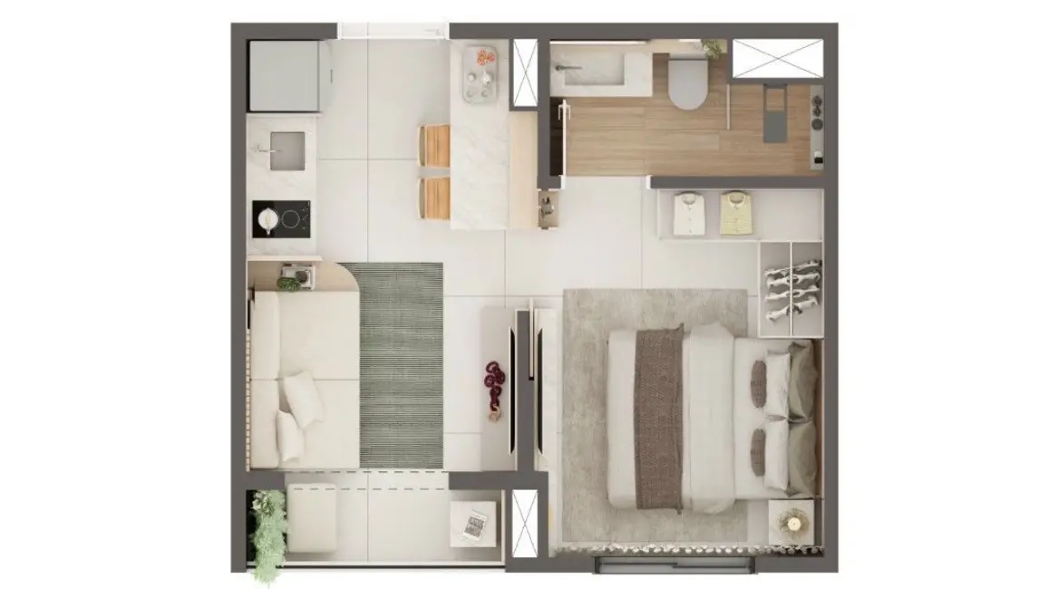 Foto 1 de Apartamento com 1 quarto à venda, 26m2 em Pinheiros, São Paulo - SP