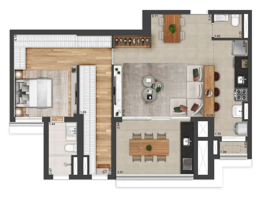 Foto 2 de Apartamento com 2 quartos à venda, 88m2 em Barueri - SP