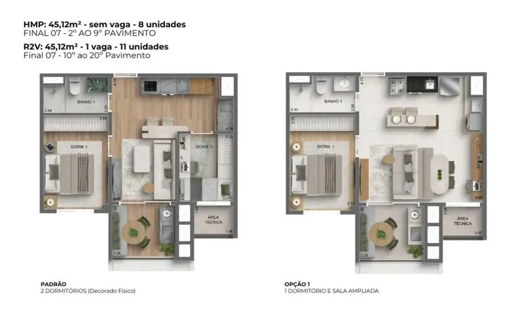 Foto 7 de Apartamento com 2 quartos à venda, 45m2 em Vila Monte Alegre, São Paulo - SP