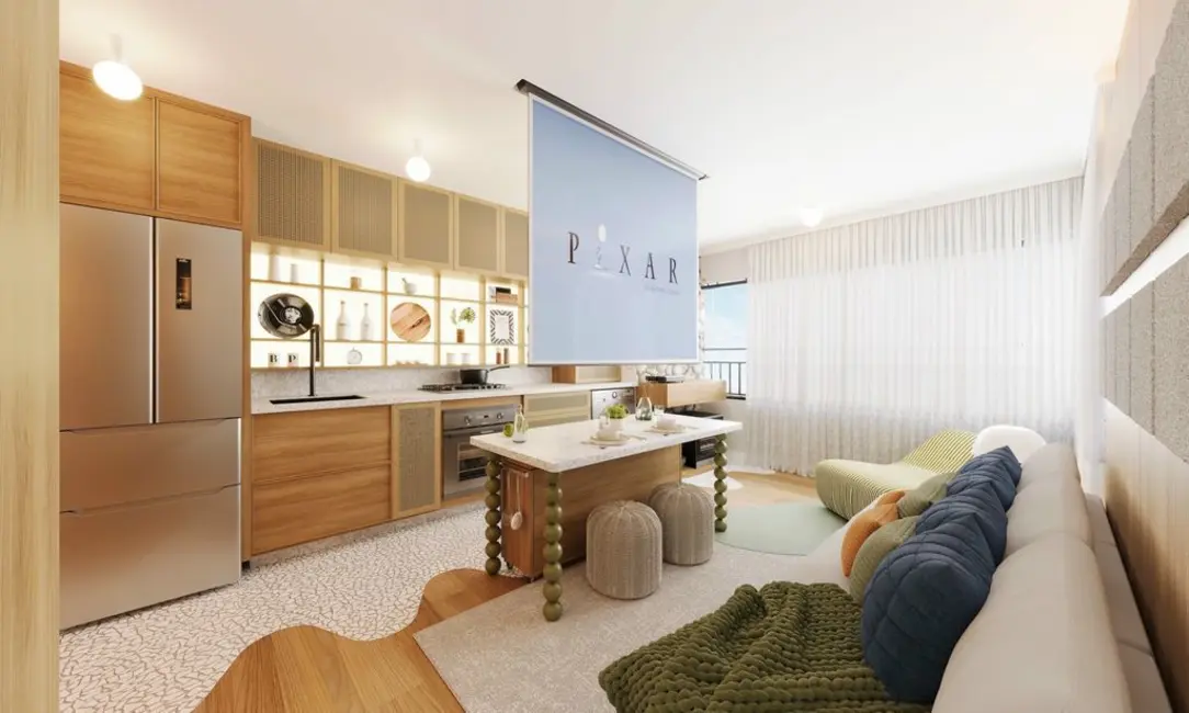 Foto 2 de Apartamento com 2 quartos à venda, 47m2 em Jardim, Santo Andre - SP