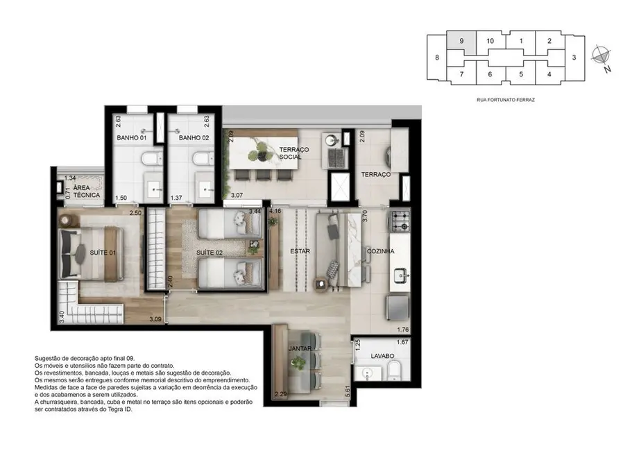 Apartamento com 2 quartos à venda, 73m2 em Lapa, São Paulo - SP - imagem 7 Foto 7 de Apartamento com 2 quartos à venda, 73m2 em Lapa, São Paulo - SP