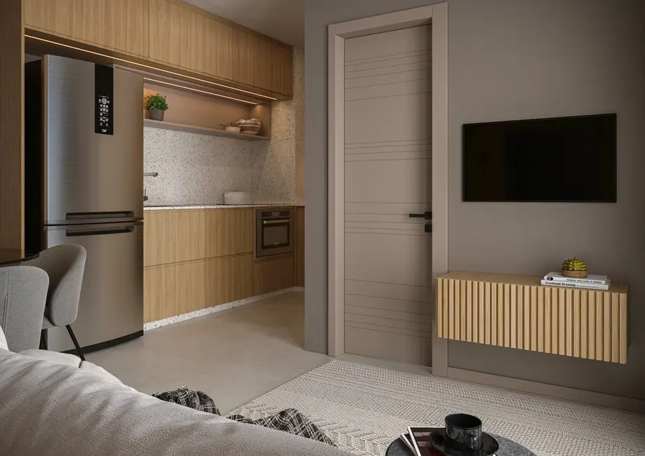 Foto 4 de Apartamento com 1 quarto à venda, 32m2 em Meia Praia, Itapema - SC