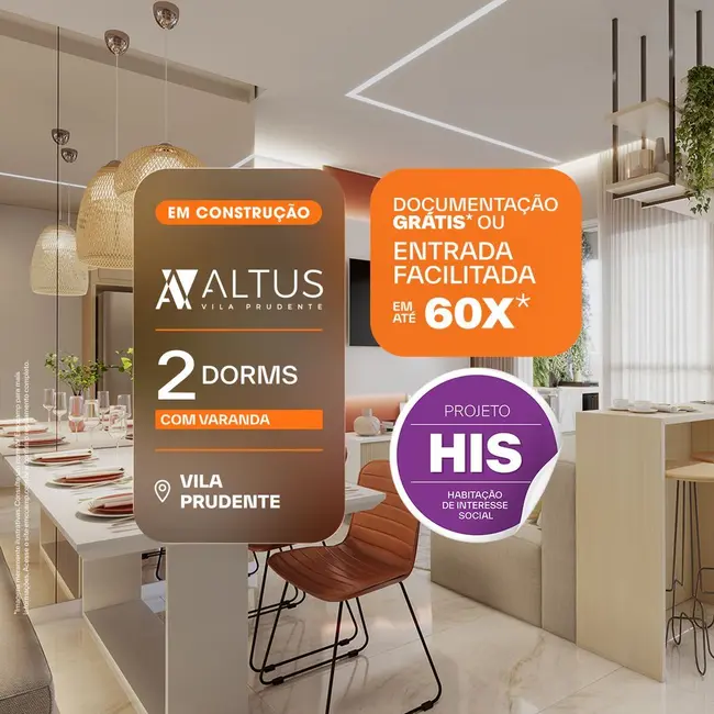 Foto 1 de Apartamento com 2 quartos à venda, 44m2 em Jardim Independência, São Paulo - SP