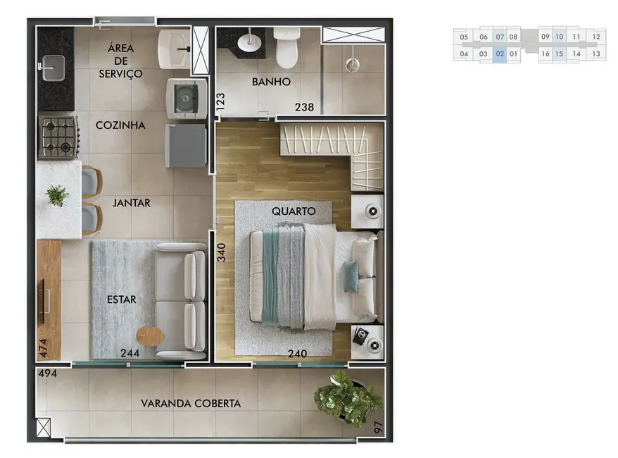 Foto 5 de Apartamento com 1 quarto à venda, 31m2 em Saúde, São Paulo - SP