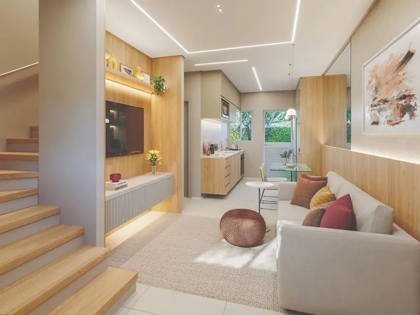 Foto 1 de Casa de Condomínio com 2 quartos à venda, 70m2 em Medeiros, Jundiai - SP