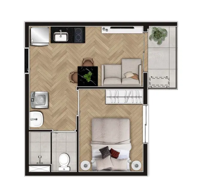 Kitnet com 1 quarto à venda, 20m2 em Bela Vista, São Paulo - SP - imagem 1 Foto 1 de Kitnet com 1 quarto à venda, 20m2 em Bela Vista, São Paulo - SP