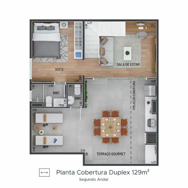 Apartamento com 2 quartos à venda, 64m2 em Vila São João, Guarulhos - SP - imagem 3 Foto 3 de Apartamento com 2 quartos à venda, 64m2 em Vila São João, Guarulhos - SP
