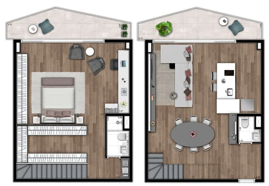 Apartamento com 2 quartos à venda, 156m2 em Itaim Bibi, São Paulo - SP - imagem 5 Foto 5 de Apartamento com 2 quartos à venda, 156m2 em Itaim Bibi, São Paulo - SP
