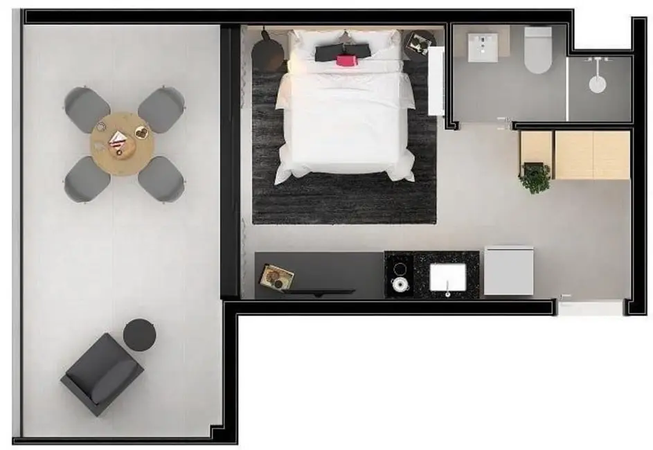 Foto 9 de Kitnet com 1 quarto à venda, 24m2 em Vila Olímpia, São Paulo - SP