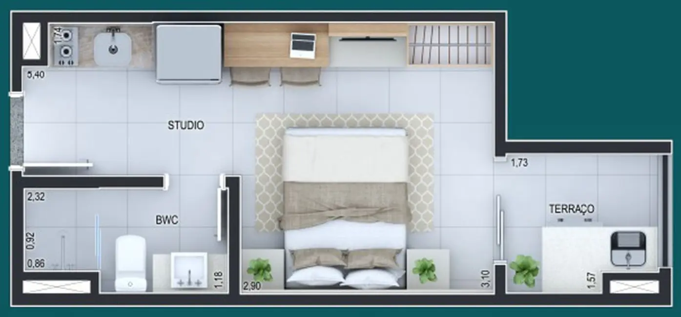 Kitnet com 1 quarto à venda, 26m2 em Tucuruvi, São Paulo - SP - imagem 9 Foto 9 de Kitnet com 1 quarto à venda, 26m2 em Tucuruvi, São Paulo - SP