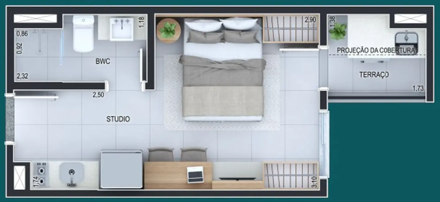 Kitnet com 1 quarto à venda, 26m2 em Tucuruvi, São Paulo - SP - imagem 4 Foto 4 de Kitnet com 1 quarto à venda, 26m2 em Tucuruvi, São Paulo - SP