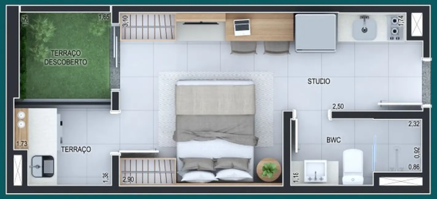 Kitnet com 1 quarto à venda, 26m2 em Tucuruvi, São Paulo - SP - imagem 6 Foto 6 de Kitnet com 1 quarto à venda, 26m2 em Tucuruvi, São Paulo - SP