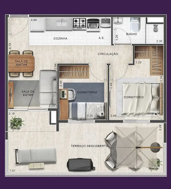 Foto 5 de Apartamento com 2 quartos à venda, 37m2 em Vila Aricanduva, São Paulo - SP