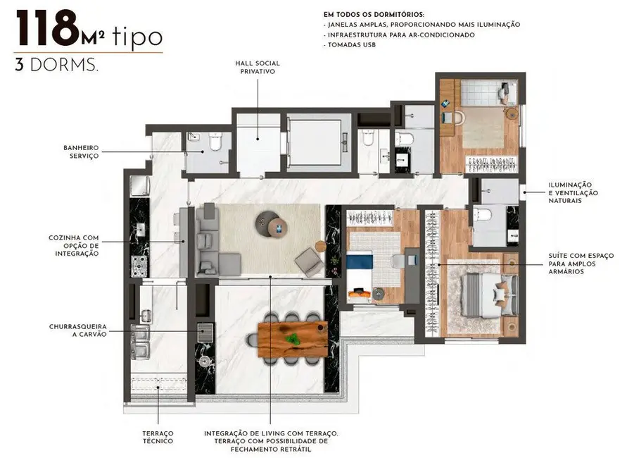 Foto 4 de Apartamento com 1 quarto à venda, 27m2 em Perdizes, São Paulo - SP