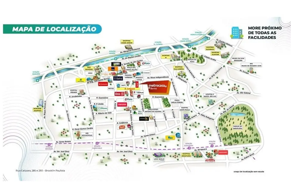 Kitnet com 1 quarto à venda, 24m2 em Brooklin Paulista, São Paulo - SP - imagem 6 Foto 6 de Kitnet com 1 quarto à venda, 24m2 em Brooklin Paulista, São Paulo - SP