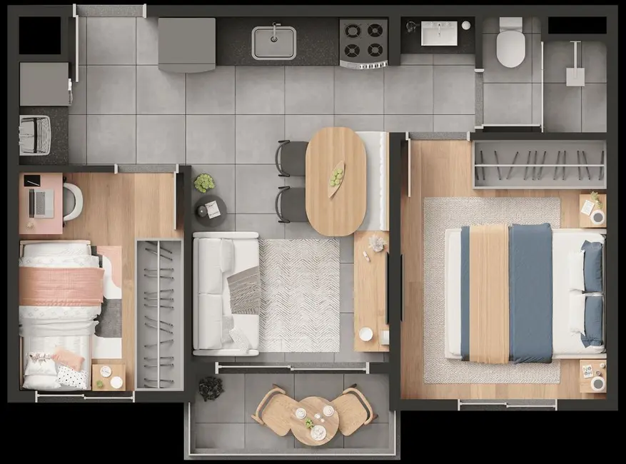 Foto 4 de Apartamento com 2 quartos à venda, 37m2 em Santa Teresinha, São Paulo - SP