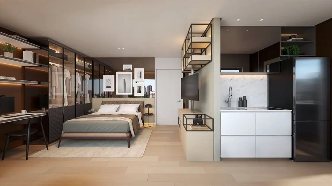 Foto 4 de Apartamento com 1 quarto à venda, 44m2 em Vila Madalena, São Paulo - SP