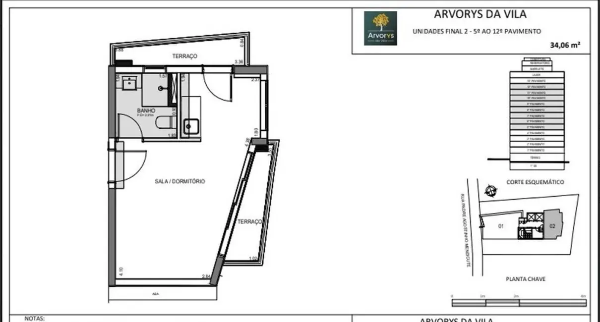 Foto 4 de Kitnet à venda, 34m2 em Vila Madalena, São Paulo - SP