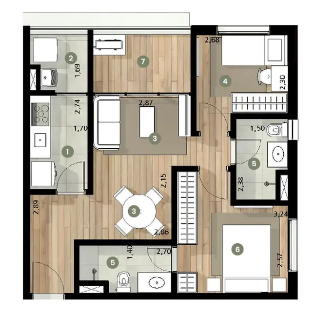 Foto 8 de Kitnet com 1 quarto à venda, 34m2 em Santana, São Paulo - SP