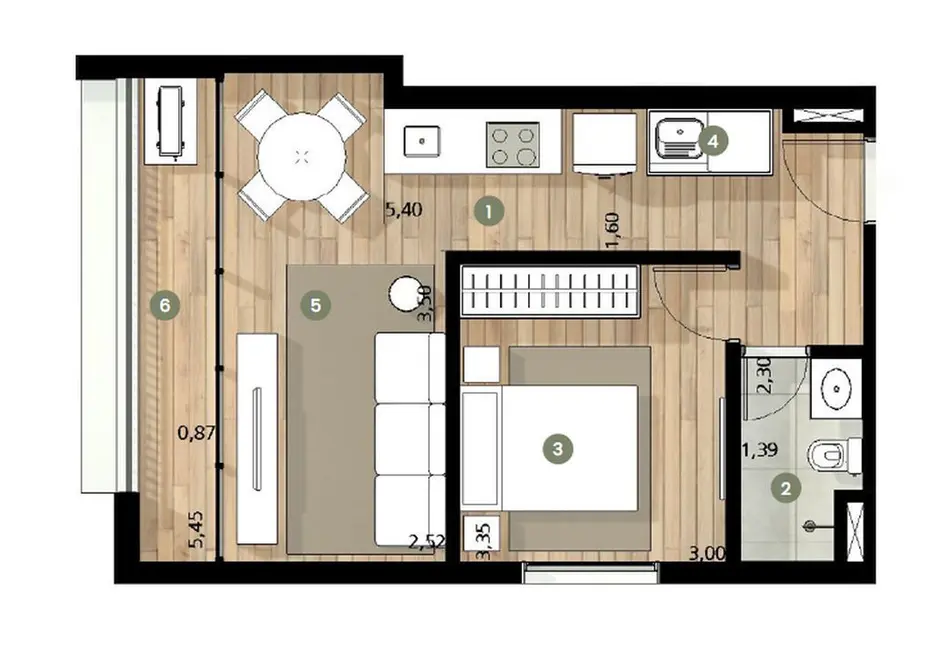 Foto 7 de Kitnet com 1 quarto à venda, 34m2 em Santana, São Paulo - SP