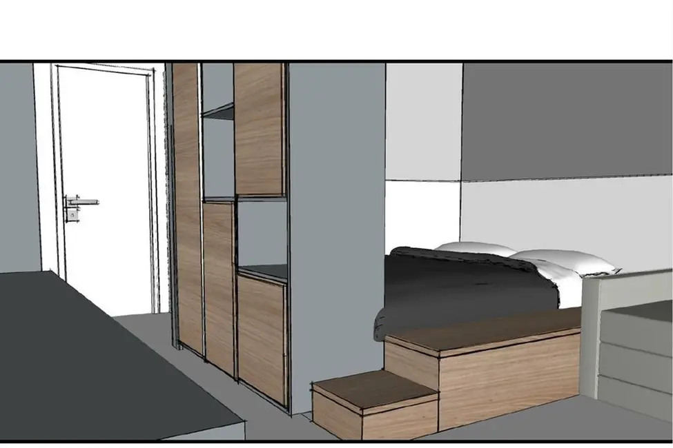 Kitnet com 1 quarto à venda, 25m2 em Barra Funda, São Paulo - SP - imagem 3 Foto 3 de Kitnet com 1 quarto à venda, 25m2 em Barra Funda, São Paulo - SP
