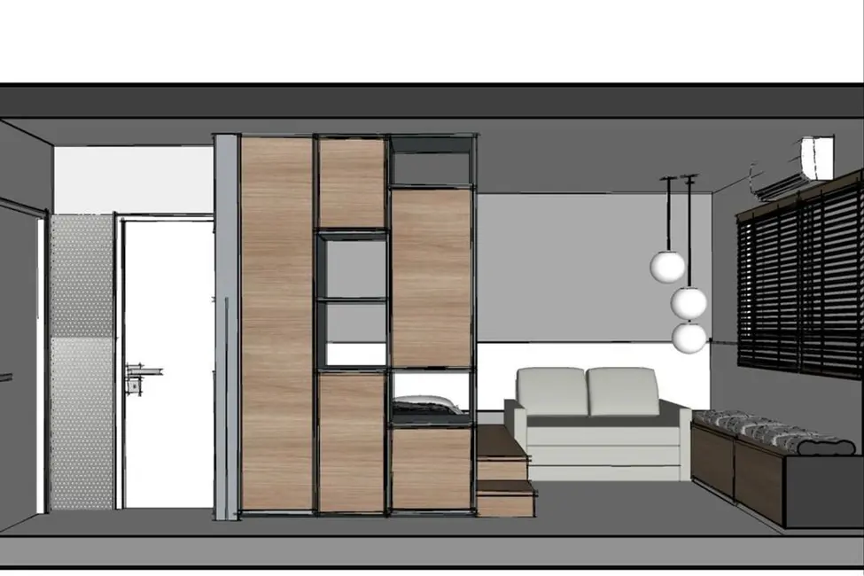 Kitnet com 1 quarto à venda, 25m2 em Barra Funda, São Paulo - SP - imagem 4 Foto 4 de Kitnet com 1 quarto à venda, 25m2 em Barra Funda, São Paulo - SP