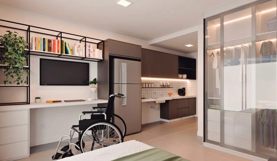 Foto 4 de Apartamento com 1 quarto à venda, 32m2 em Barra Funda, São Paulo - SP