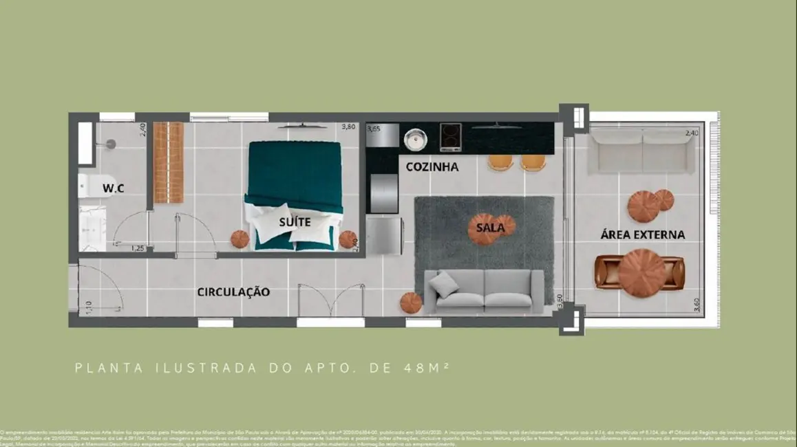 Foto 2 de Apartamento com 1 quarto à venda, 93m2 em Itaim Bibi, São Paulo - SP