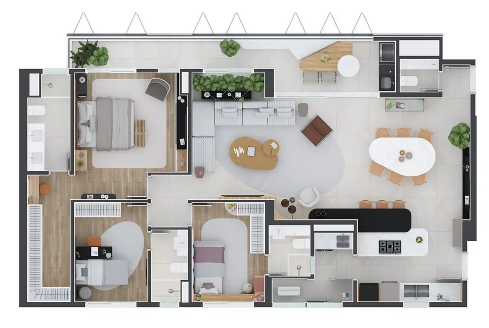 Foto 7 de Apartamento com 3 quartos à venda, 157m2 em Vila Brandina, Campinas - SP