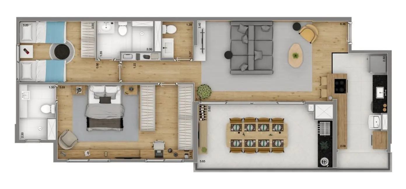 Foto 4 de Apartamento com 3 quartos à venda, 94m2 em Morumbi, São Paulo - SP