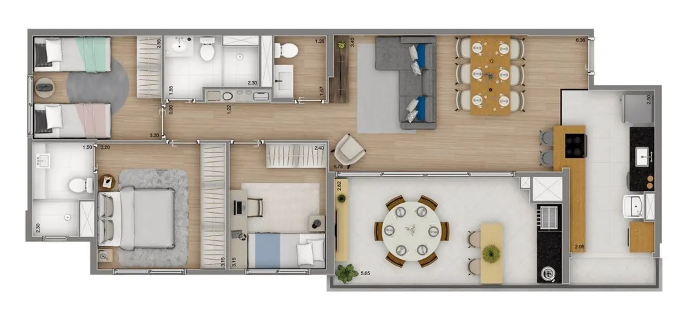 Foto 1 de Apartamento com 3 quartos à venda, 94m2 em Morumbi, São Paulo - SP