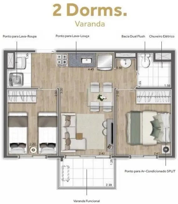 Apartamento com 2 quartos à venda, 35m2 em Perdizes, São Paulo - SP - imagem 1 Foto 1 de Apartamento com 2 quartos à venda, 35m2 em Perdizes, São Paulo - SP
