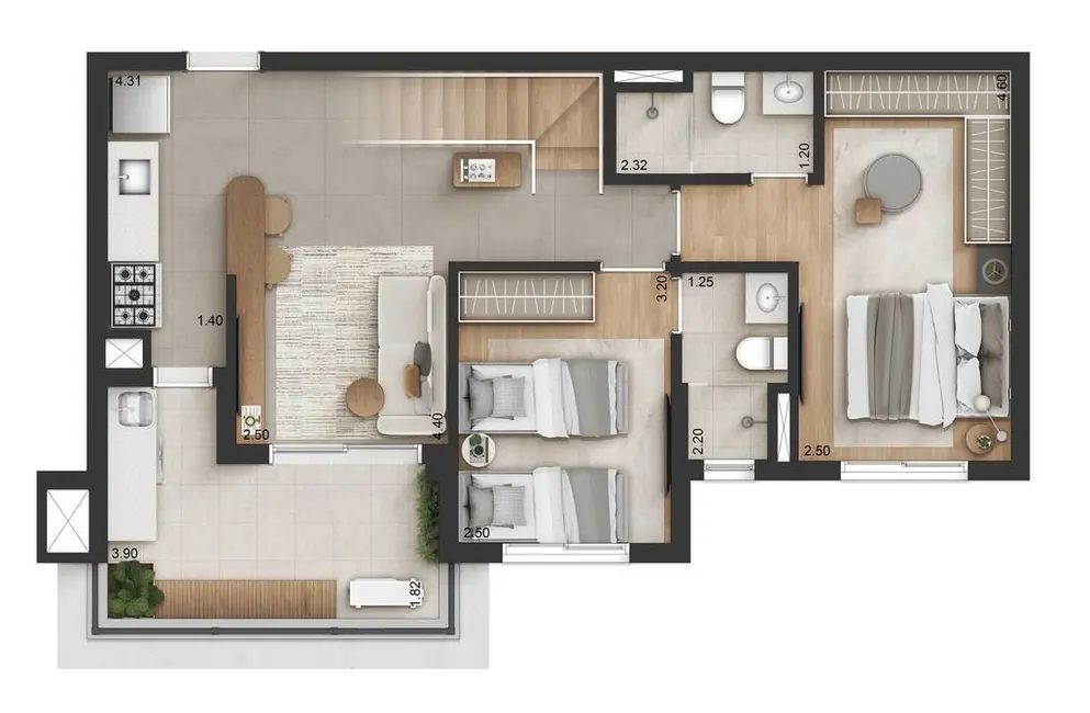 Foto 7 de Cobertura com 3 quartos à venda, 167m2 em Jardim Tupanci, Barueri - SP