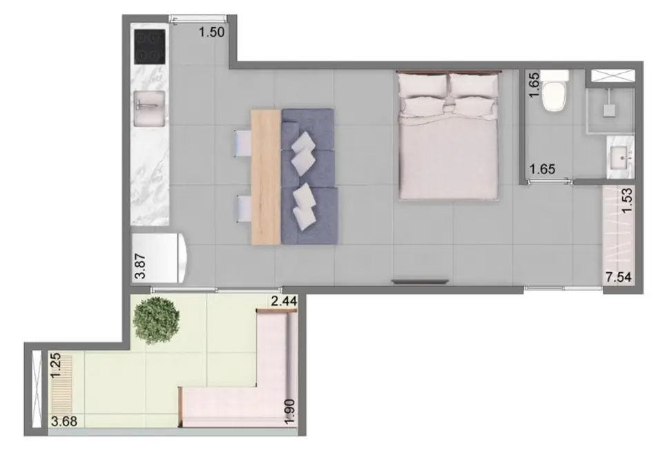 Foto 8 de Apartamento com 1 quarto à venda, 96m2 em Vila Matilde, São Paulo - SP