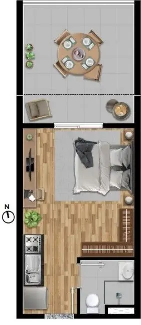 Apartamento com 1 quarto à venda, 34m2 em Cidade Patriarca, São Paulo - SP - imagem 8 Foto 8 de Apartamento com 1 quarto à venda, 34m2 em Cidade Patriarca, São Paulo - SP