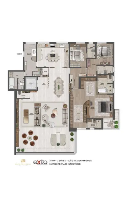 Apartamento com 4 quartos à venda, 248m2 em Pacaembu, São Paulo - SP - imagem 1 Foto 1 de Apartamento com 4 quartos à venda, 248m2 em Pacaembu, São Paulo - SP
